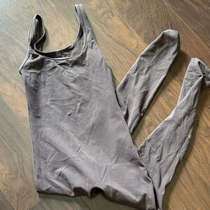 Aritzia Chocolate Sleeveless jumpsuit